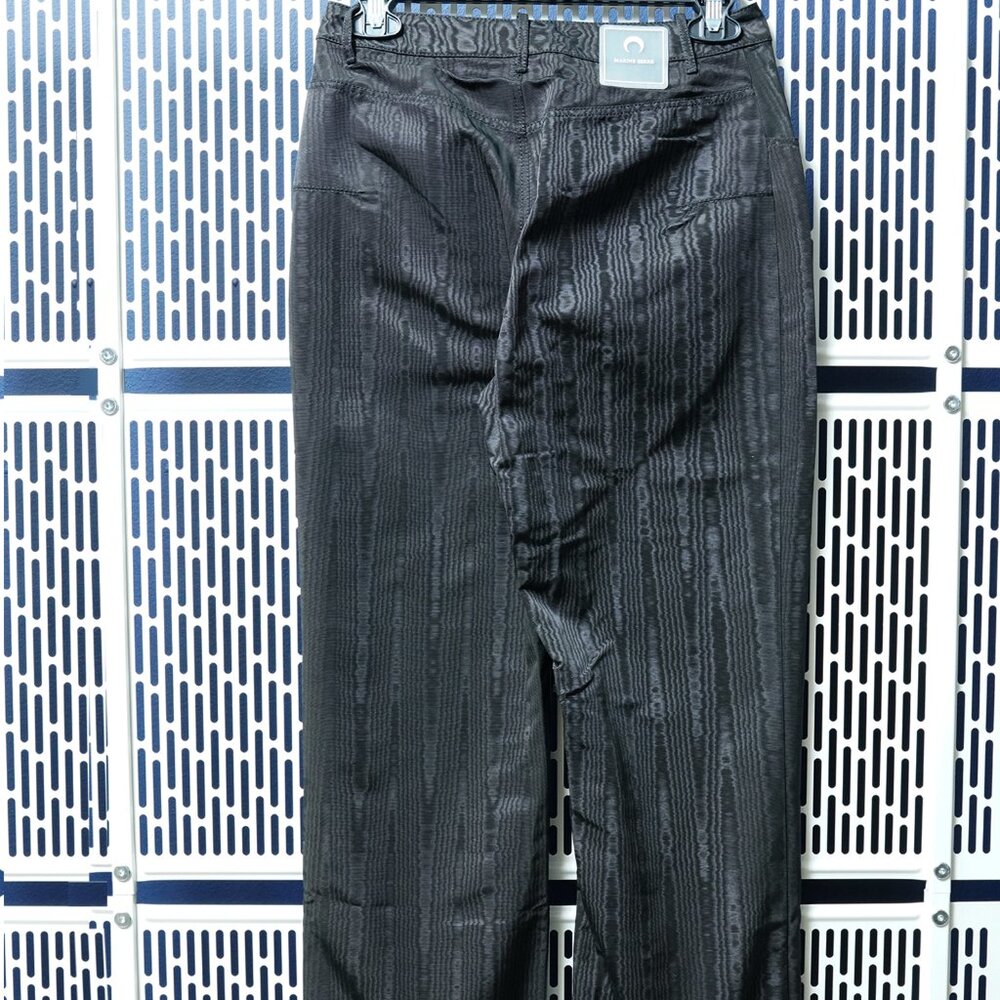 MARINE SERRE	MOIRE STRAIGHT PANTS